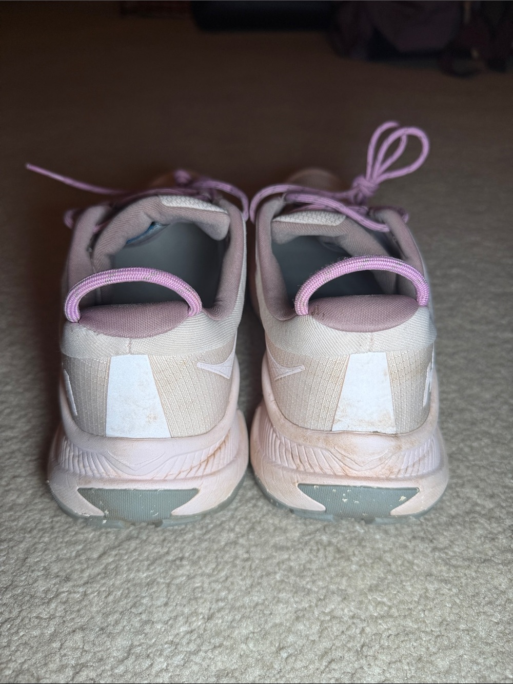 Hoka Transport Women's Light Pink and Lavender Hiking Shoes - Picture 4 of 15